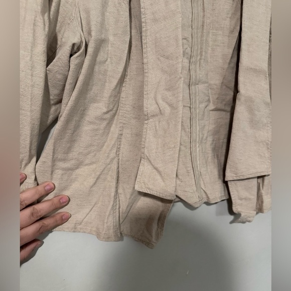 Lane Bryant - Tan Linen Blazer - Picture 5 of 8